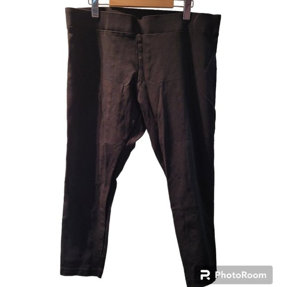 XL Ann Taylor Black Capris Leggings - Picture 1 of 7